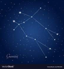Gemini Constellation Zodiac Vector Image On Vectorstock Gemini Constellation Zodiac Constellations Constellations