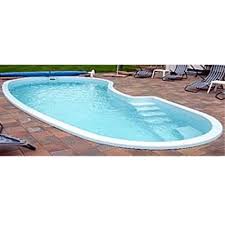 Gfk Schwimmbecken In Nierenform Mit Treppe 8 30 X 3 70 X 1 50 M Tiefe Als Komplettset Lksshop De Gross Einzelhandel