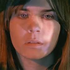 June Fairchild on-screen during the surprise party sequence (aka the "Long  Title" scene) in the Monkees film Head (1968), and