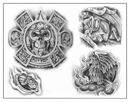 47 Art Sketches Tattoos Large Collection Of Sketches For Tattoo Aztec Tattoo Aztec Tattoo Designs Aztec Tattoos Sleeve