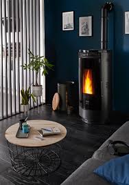 On Rechauffe Son Interieur Avec Un Poele A Granules Castorama Inspiration Decoration Ideedeco Tendancedeco P Poele A Granules Poele A Bois Poele Granule
