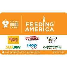 All questions regarding your gift card balance should be directed at the. Giving Good Feeding America Gift Card Email Delivery Target