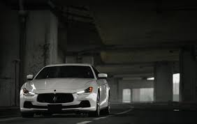 Wallpaper Maserati Ghibli Maserati White Front View Movement Hd Widescreen High Definition Fullscreen