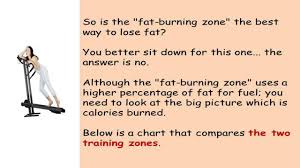 in this video fat burning zone vs cardio training zone