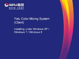 guide to yatu color mixing system online presentation