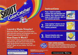 But this route will eventually leave your colors faded. Amazon Com Shout Color Catcher Dye Trapping In Wash Cloths 24 Ea Health Personal Care