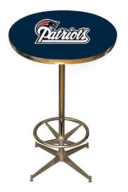 New England Patriots Chrome Pub Table For Only 319 00 Great Addition To Any Rec Room With An Nfl Theme Pub Table Man Cave Furniture Pub Table Sets