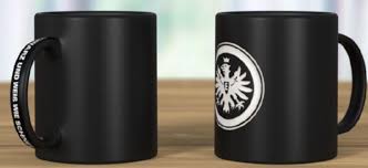Eintracht frankfurt | logo redesign. Eintracht Frankfurt Kaffeebecher Tasse Logo Schwarz Weiss