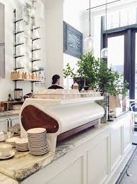 Design Darling New York City Guide Toby S Estate Coffee Cafe Interior New York City Guide Coffee Shop Design