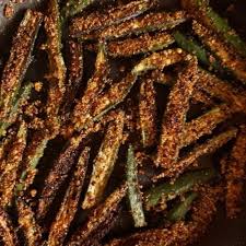 Crispy Okra Fry Kurkuri Rava Bhindi My Dainty Kitchen Recipe Okra Fries Okra Okra Recipes