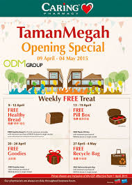 Caring pharmacy head office, no 1, jalan 51/203a, kawasan perindustrian tiong nam, seksyen 51, 46050 petaling jaya. Marketing Products For Store Opening Caring Pharmacy