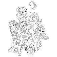 Leuk Voor Kids Kleurplaat Zomervakantie Lego Kleurplaten Kleurplaten Lego Friends