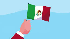 Mexico, officially known as the us mexican states, is a federal republic in the south of north america. Mexico Celebration Animation With Hand Waving Mexican Flag Video By C Djv Stock Footage 408102650