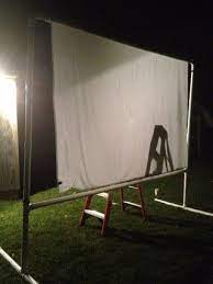 Outdoor Projector Screen On A Budget Outdoor Projector Screen Diy Outdoor Projector Screen Outdoor Projector