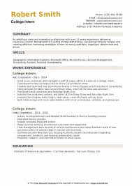 Check spelling or type a new query. College Intern Resume Samples Qwikresume