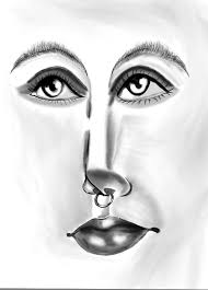 How to draw a face, specifically eyes and features?