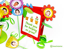 When i go to your classes, i leave energized and excited. Create A Blooming Flower Thank You Gift Teacher Aide Gift Ideas Teach Starter