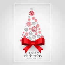 Download Free Vector Creative Christmas Tree Made With Snowflakes SVG Cut Files