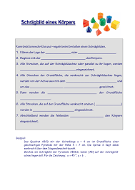 Schragbild Eines Korpers