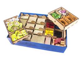 Carcassonne Veranstalter Holzeinsatz Fur Carcassonne Etsy Carcassonne Carcassonne Game Board Games