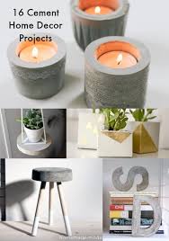 Check out the most interesting homemade home décor made by the independent artists and. Diy Concrete Projects For Home Decor Diy Candy