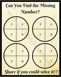 Brain Cracking Maths Circle Puzzles Math Pictures Circle Math Maths Puzzles