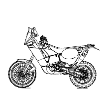 When the online coloring page has loaded, select a color and start clicking on the picture to color it in. Motocross 136521 Transportation Printable Coloring Pages