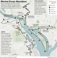 marine corps marathon events to affect traffic parking and