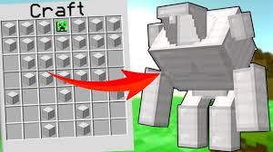 Le Nouveau Golem De Minecraft Youtube