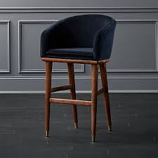 Viceroy Sapphire Blue Velvet Bar Stool 30 Reviews Cb2 Bar Chairs Diy Bar Stools Velvet Stool