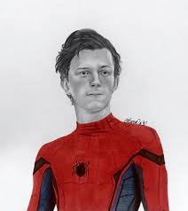 In this video we gonna draw how to draw tom holland step by step together :)how to draw tom holland: Sk H Spiderman Drawings Tom Holland Novocom Top