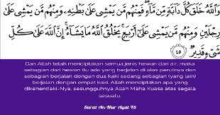 Surah an nur terdiri dari 64 ayat. Kajian Al Qur An Surat An Nur Ayat 45