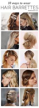 Scissors and clippers have a different effect on your hair when it is cut. 10 Ways To Wear Hair Barrettes Huge Hair Hair Styles Long Hair Styles