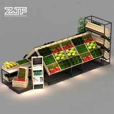 These vegetable shop display racks are very easy when it comes to installation and are equipped with compression loads feature that let them withstand alibaba.com offers an exciting range of vegetable shop display racks according to their sizes, shapes, shelves, designs, and colors to let you choose. Zjf Fruit Shelf Vegetable Store Display Rack Double Sided Supermarket Convenience Store Promotions Display Rack D4