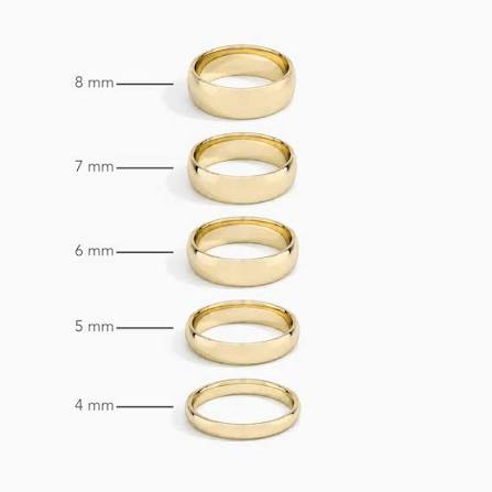 Fairmined Comfort Fit 8mm Wedding Ring in 18K Yellow Gold
