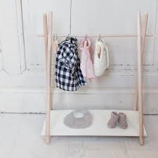 Portant En Bois Happy To See You Penderie Bois Petit Meuble Cintres Bebe