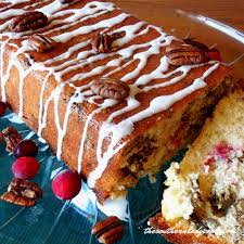 Unexpected guests and no christmas cake to serve? Cranberry Loaf Cake The Southern Lady Cooks