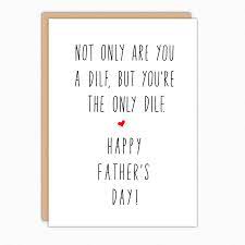 The Only Dilf In278 Funny Fathers Day Card Funny Fathers Day Father Humor