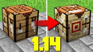 They Re Changing Crafting Tables Minecraft 1 14 Snapshot Youtube