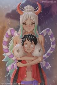 Yamato giving a hug to her new friend she doesnt want to let go. :  rMemePiece