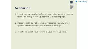 How to email a resume to an employer. Campus Placements 1 Email Follow Up For Job Application Offered By Unacademy