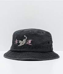 Desert Dreamer Good Luck Tiger Black Bucket Hat Zumiez
