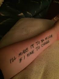 My First Tattoo And Life Motto Redhotchilipeppers