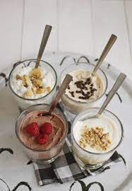 Greek Yogurt 4 Ways A Beautiful Mess Greek Yogurt Recipes Yogurt Dessert Yogurt Recipes