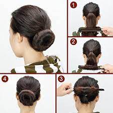 Easy To Use Stays Neat All Day Long Without Hair Fraying And Becoming Frizzy Place Your Ponytail In Between The Hair Bun Maker Bun Hairstyles Hair Twist Bun