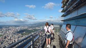 Chiufen village and northeast coast tour. Top Of The World Taipei 101 101st Floor Skyline 460 Outdoor Observation Deck Youtube