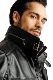 Brendy Men's 100 % Real Black Leather Classic Jacket