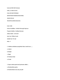 Maybe you would like to learn more about one of these? Soal Soal Persiapan Lahan