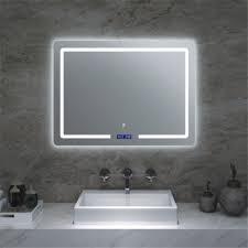 It has a modern 7. China Home Led Lighted Rectangle Bathroom Mirror Modern Wall Mirror Wall Mounted Makeup Vanity Mirror Manufacturer And Supplier Guo Yu