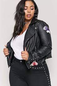 Product Name Plus Size Studded Faux Leather Jacket Category Plus Size Main Price 47 9 Fashion Plus Size Outfits Fashion Clothes Women